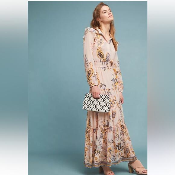Misa Ahreana Paisley Maxi Dress Size XS NWOT - Picture 1 of 13